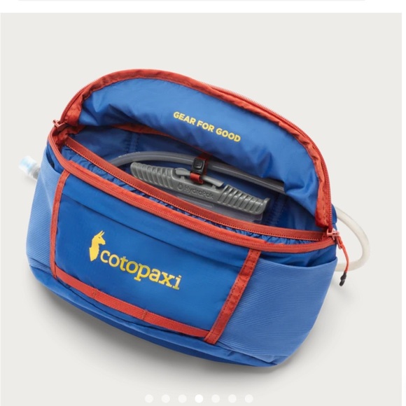 Cotopaxi Lagos 5L Hiking Hydration Hip Pack Pacific Magma Blue Orange NWT - Picture 10 of 11